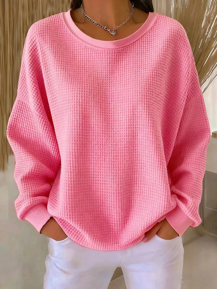 Diane | Classic Waffle Knit Sweater