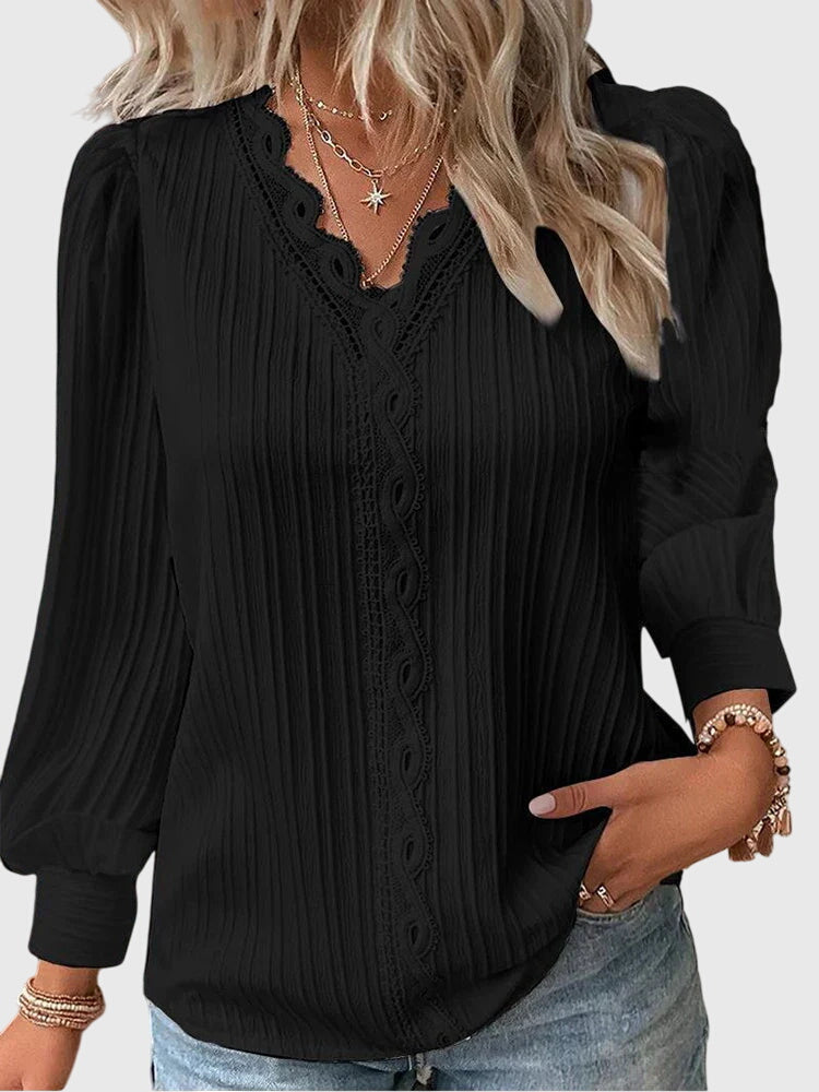 Ruby - Elegant Pullover Blouse