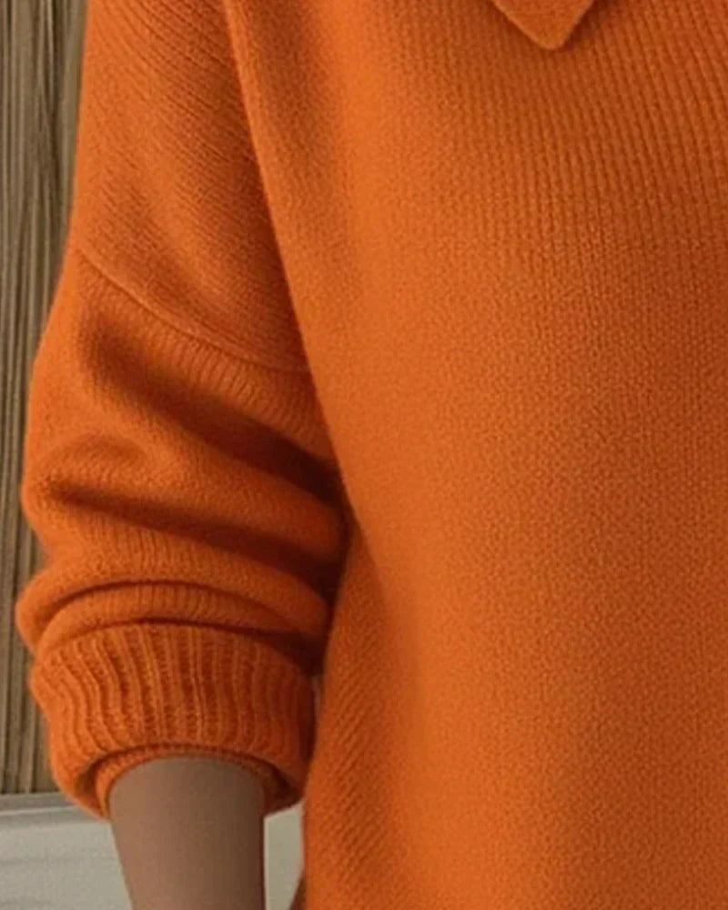 Marilyn | Collared Button-Front Cardigan