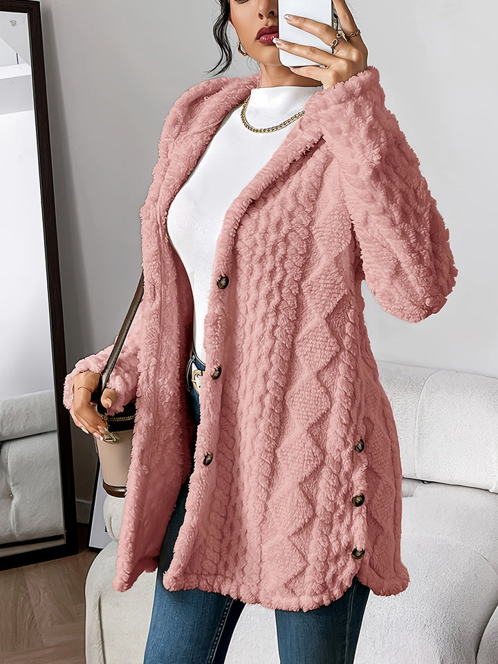 Sara - Fleece Hooded Coat