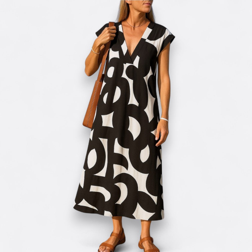 Layla - Flowing dress with V-neck