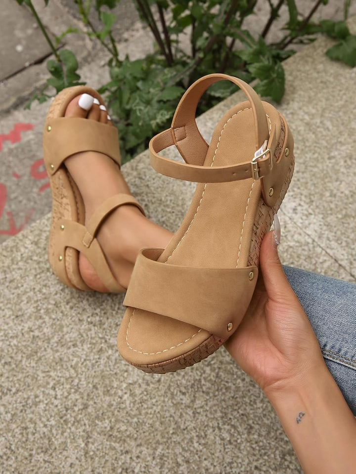 Brooklyn - Elegant Wedge Sandals
