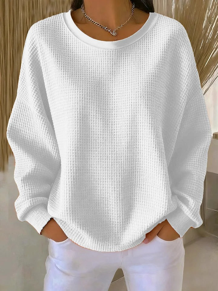 Diane | Classic Waffle Knit Sweater