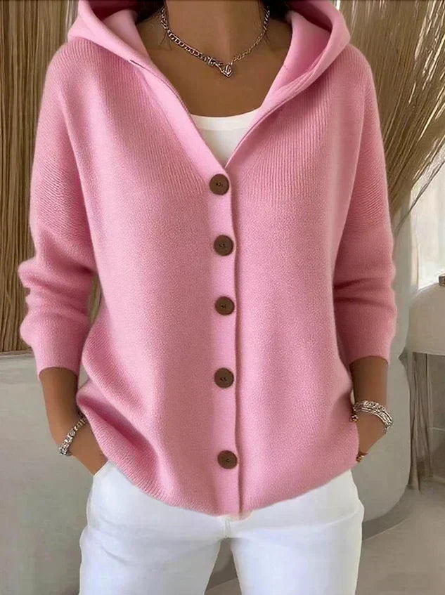 Doris | Hooded Knit Cardigan