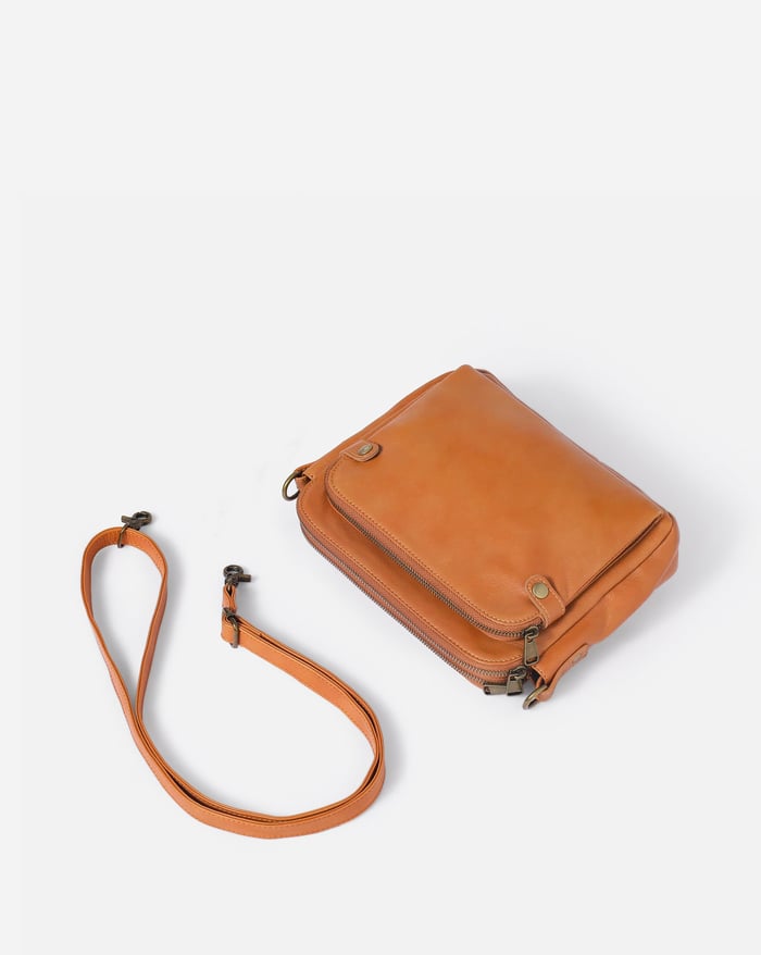 Savannah - Sleek Three-Layer Crossbody Bag