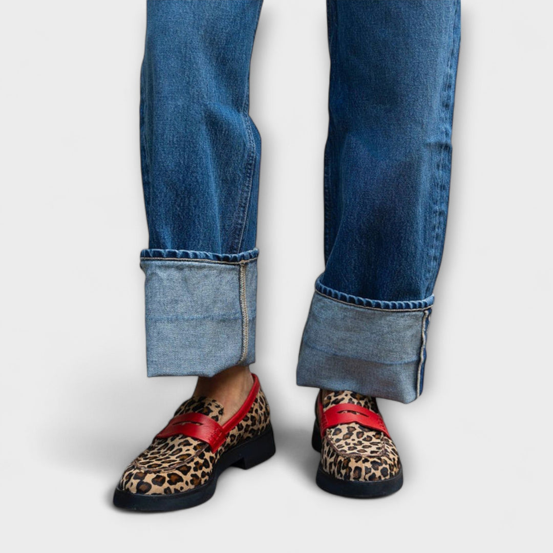 Alyssa – Leopard Print Round Toe