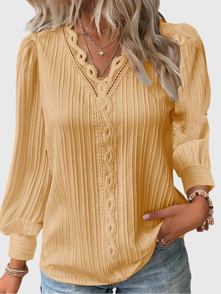 Ruby - Elegant Pullover Blouse