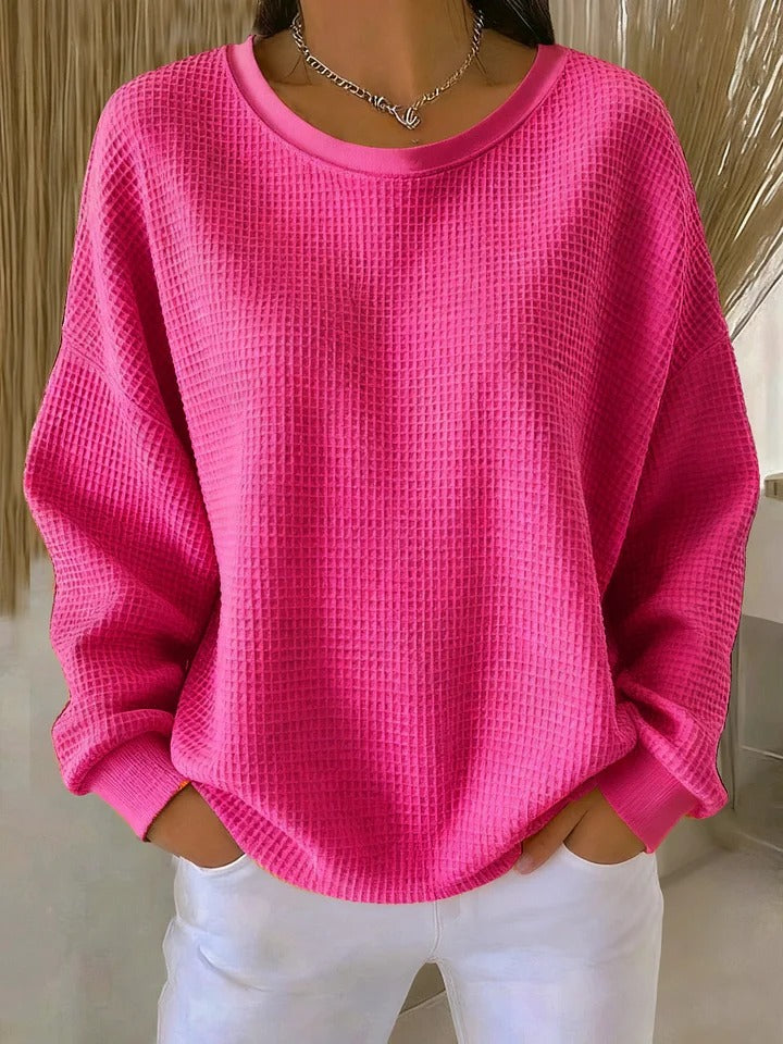 Diane | Classic Waffle Knit Sweater