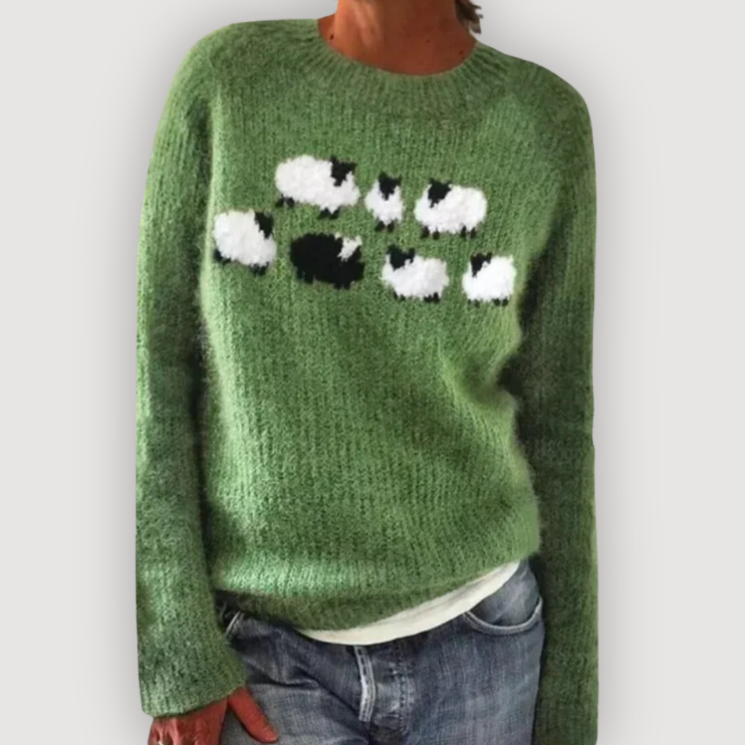 DENISE – SHEEP KNIT SWEATER