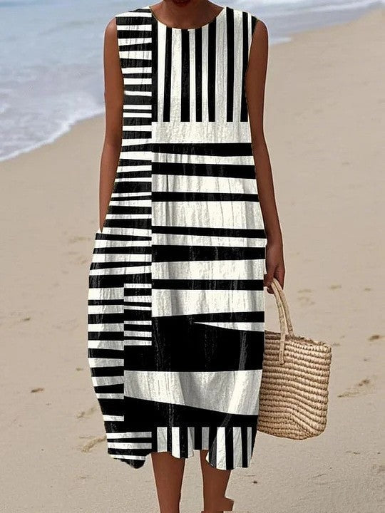 Summer - Stylish Graphic Dress