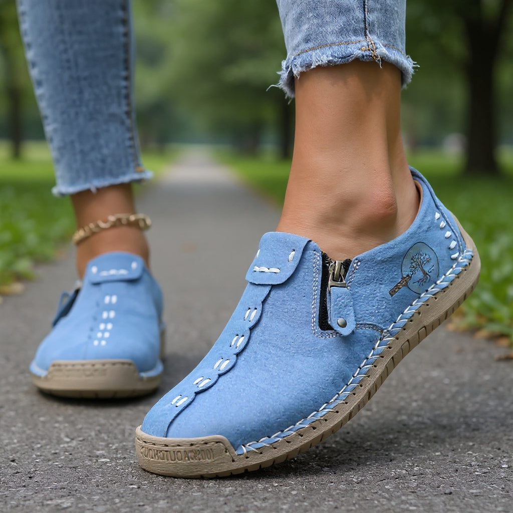 Rebecca - Comfort Sneakers with Zipper