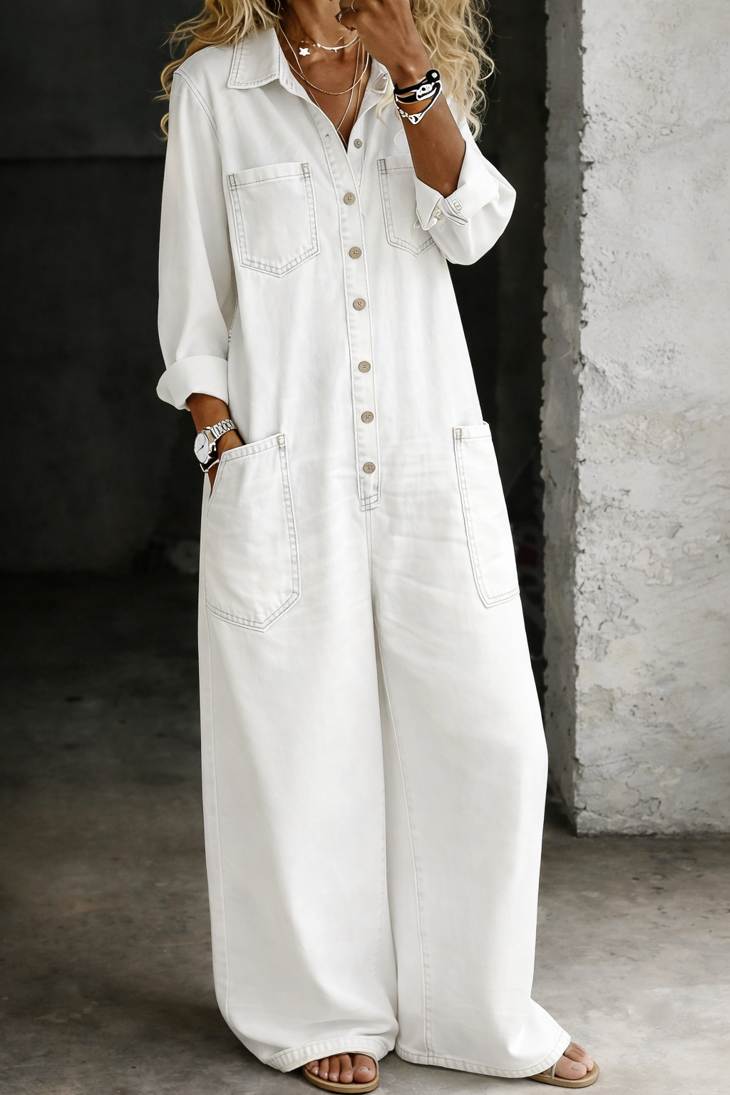 Sienna - Comfortable Casual Jumpsuit