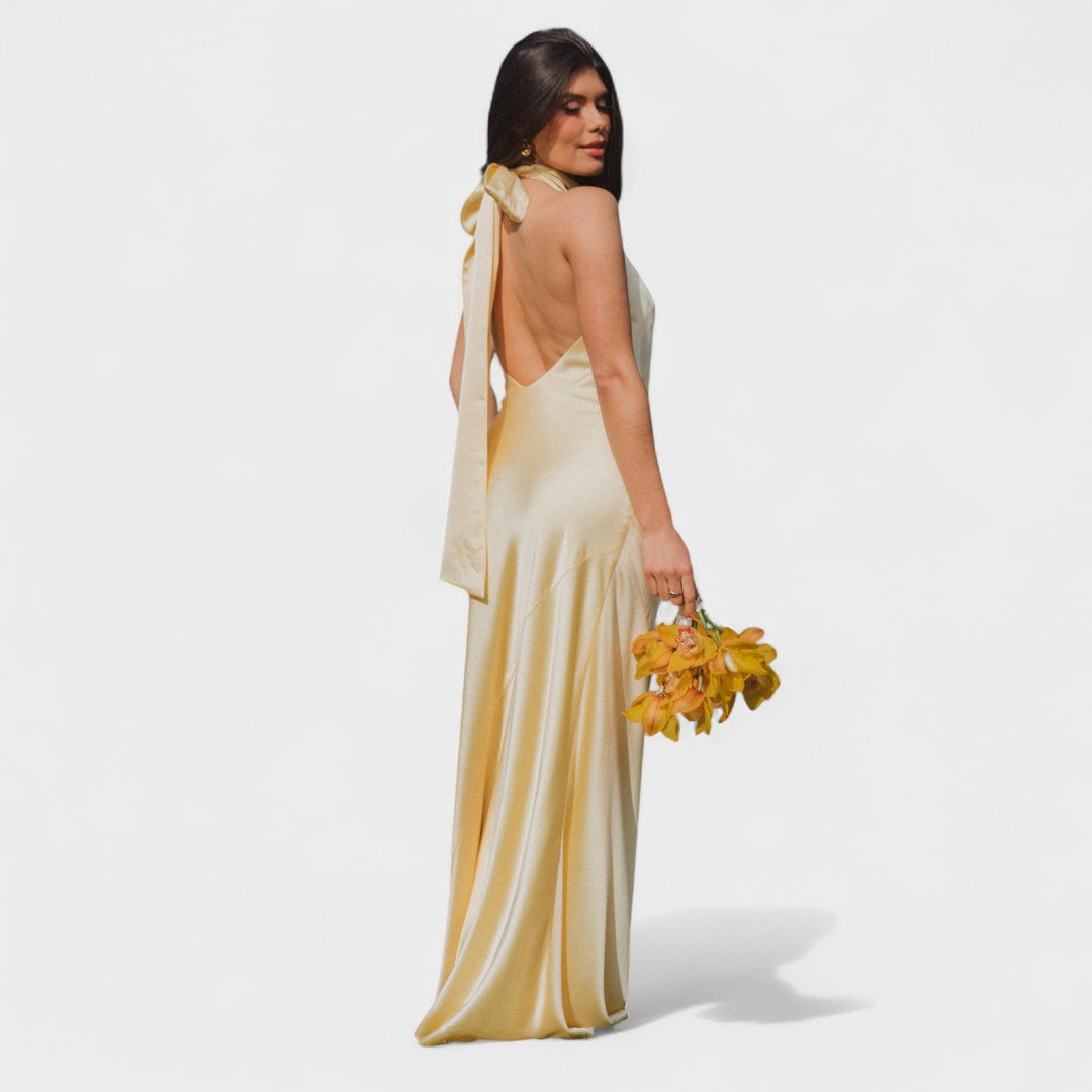 Amelia - Dress with Satin Bow