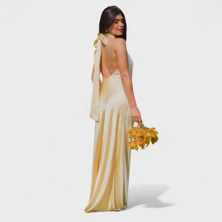 Amelia - Dress with Satin Bow