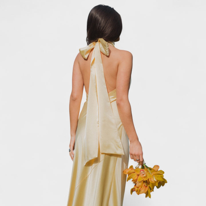 Amelia - Dress with Satin Bow