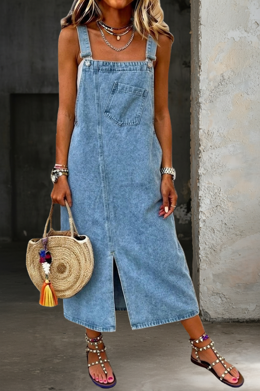 Harper - Casual Denim Sweater Dress