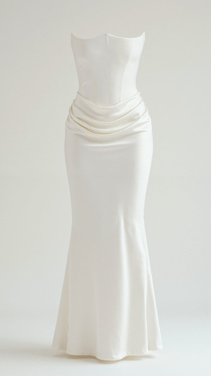 Emily - Long dress with bodice