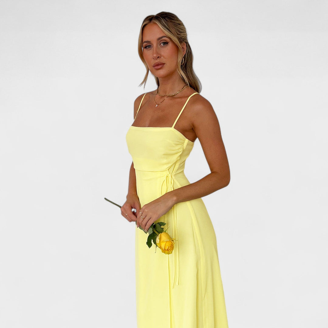 Gabrielle - Yellow Maxi Dress