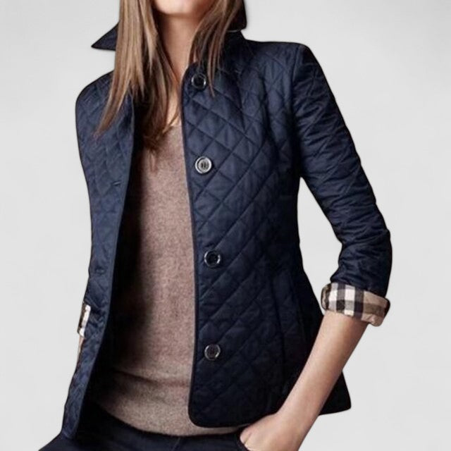Ruth - Quilted Coat with Buttons