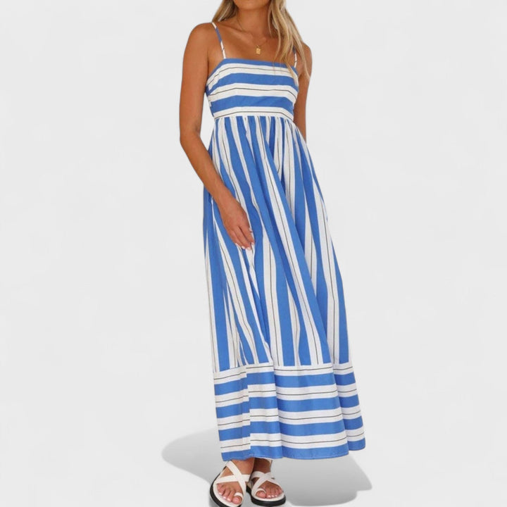 Andrea - Long Striped Dress
