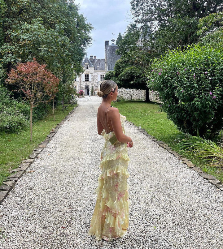 Julia - Long Dress with Ruffles