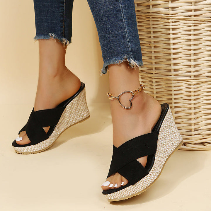 Elaine - Relaxed Wedge Sandals