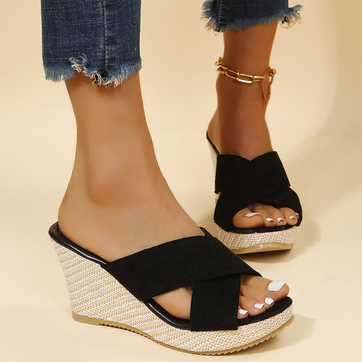 Elaine - Relaxed Wedge Sandals