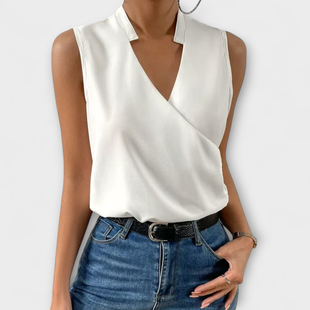 Erica - Sophisticated V-neck Top