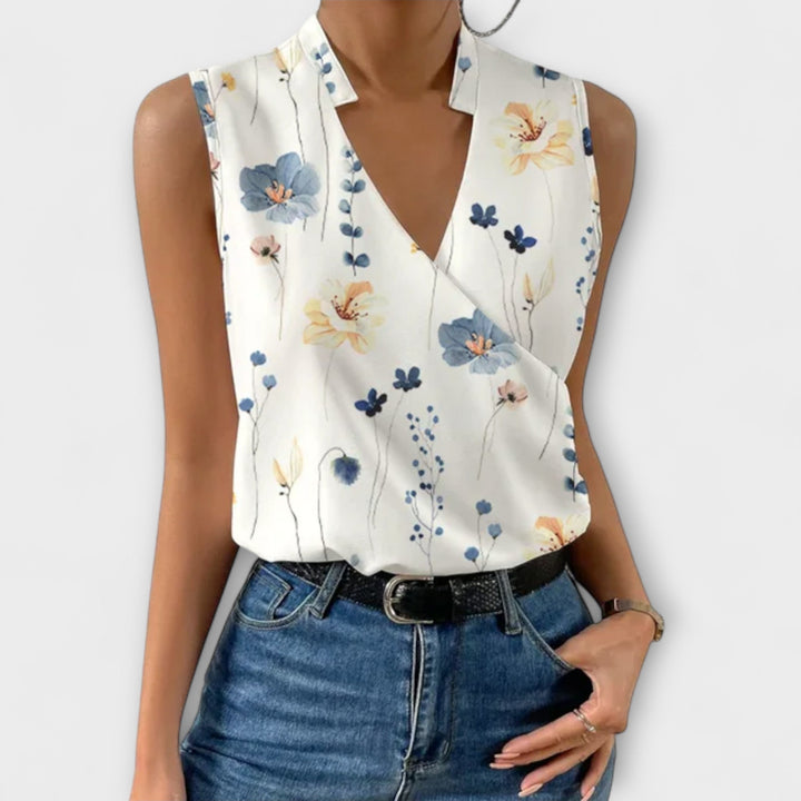 Erica - Sophisticated V-neck Top