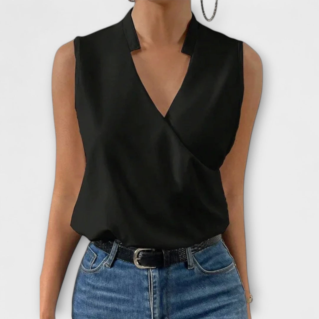 Erica - Sophisticated V-neck Top