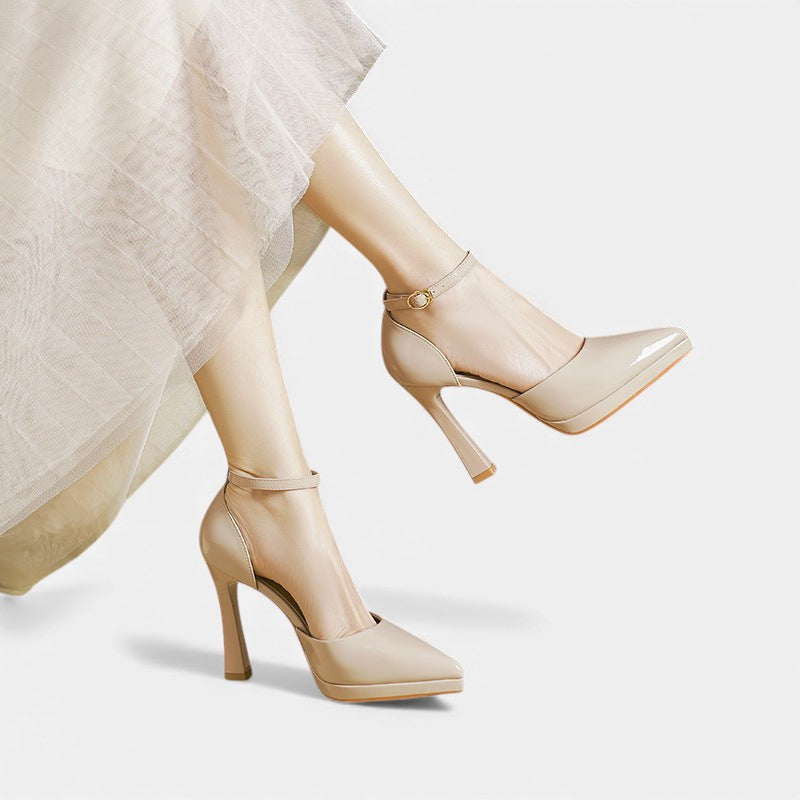 Brenda Leather Heels