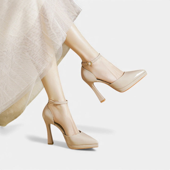 Brenda Leather Heels