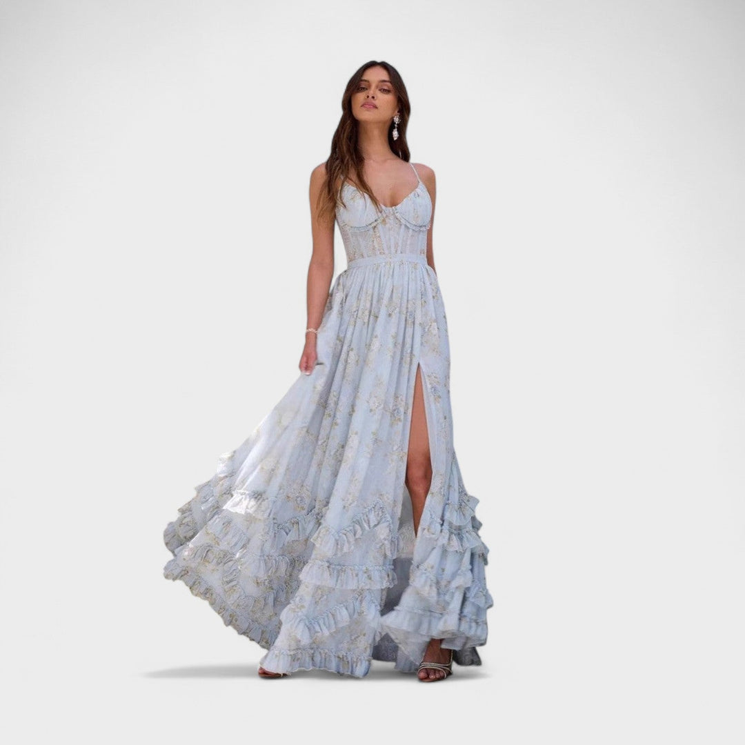 Gianna - Long Bohemian Dress with Slit