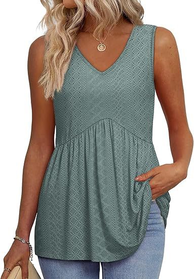 CECILIA - Effortless Flowy Sleeveless Tank Top