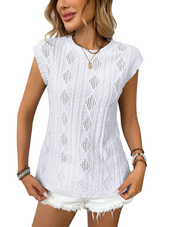 JENNIFER - Women Lightweight Knit Chic Tee