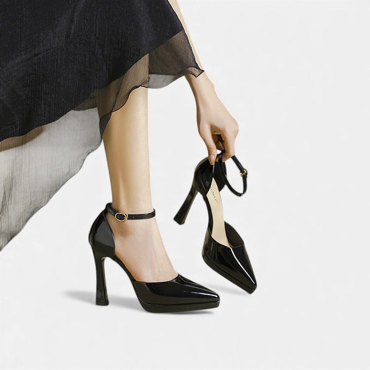 Brenda Leather Heels