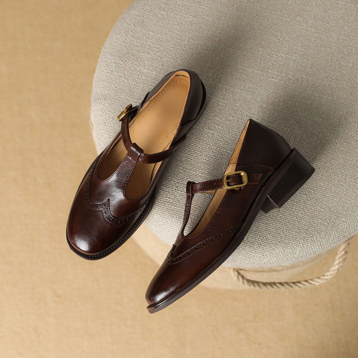 Amelie – Classic Women's Strap Shoes