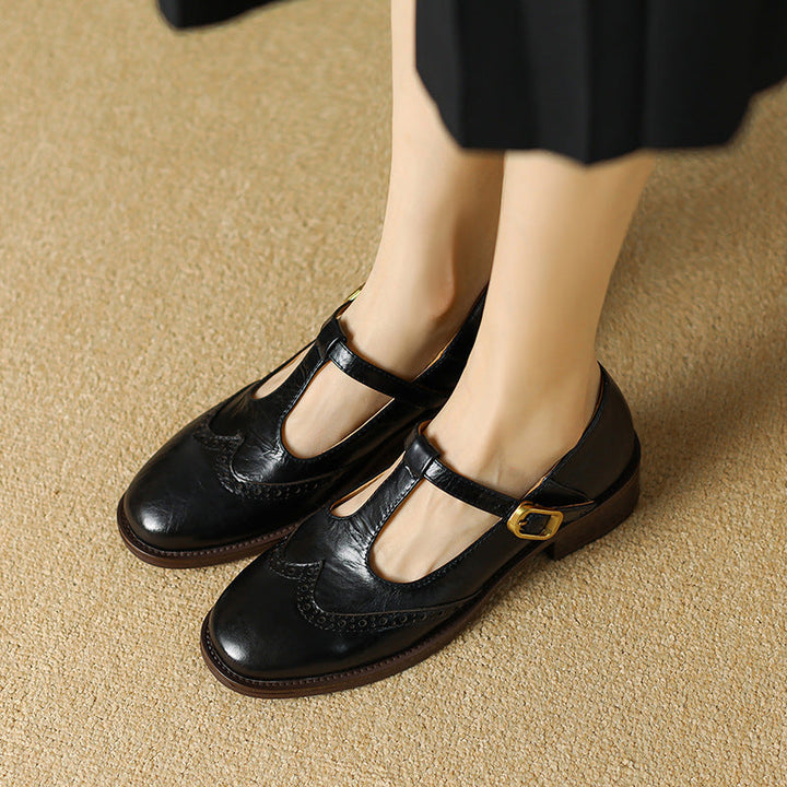 Amelie – Classic Women's Strap Shoes