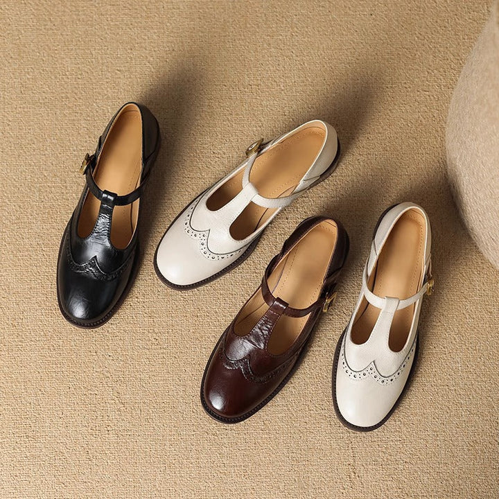 Amelie – Classic Women's Strap Shoes