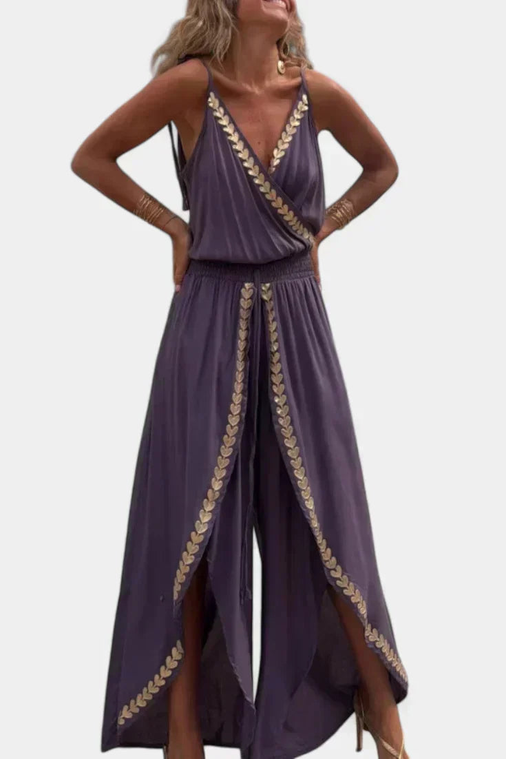 Bree - Dress Mono with Golden Details