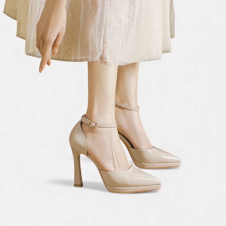 Brenda Leather Heels