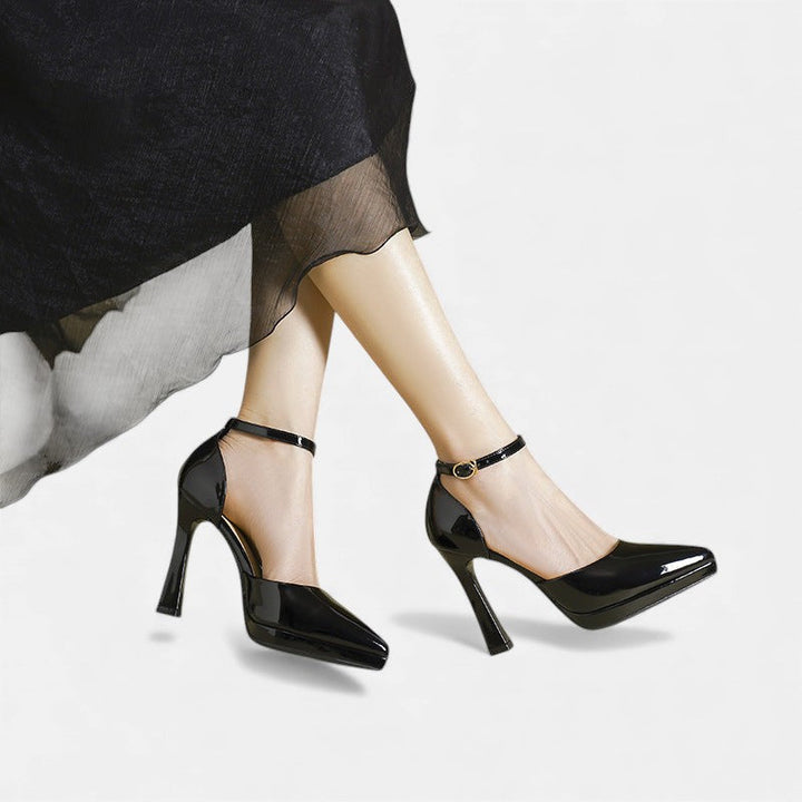 Brenda Leather Heels