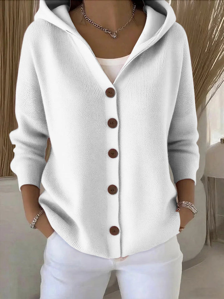 Doris | Hooded Knit Cardigan