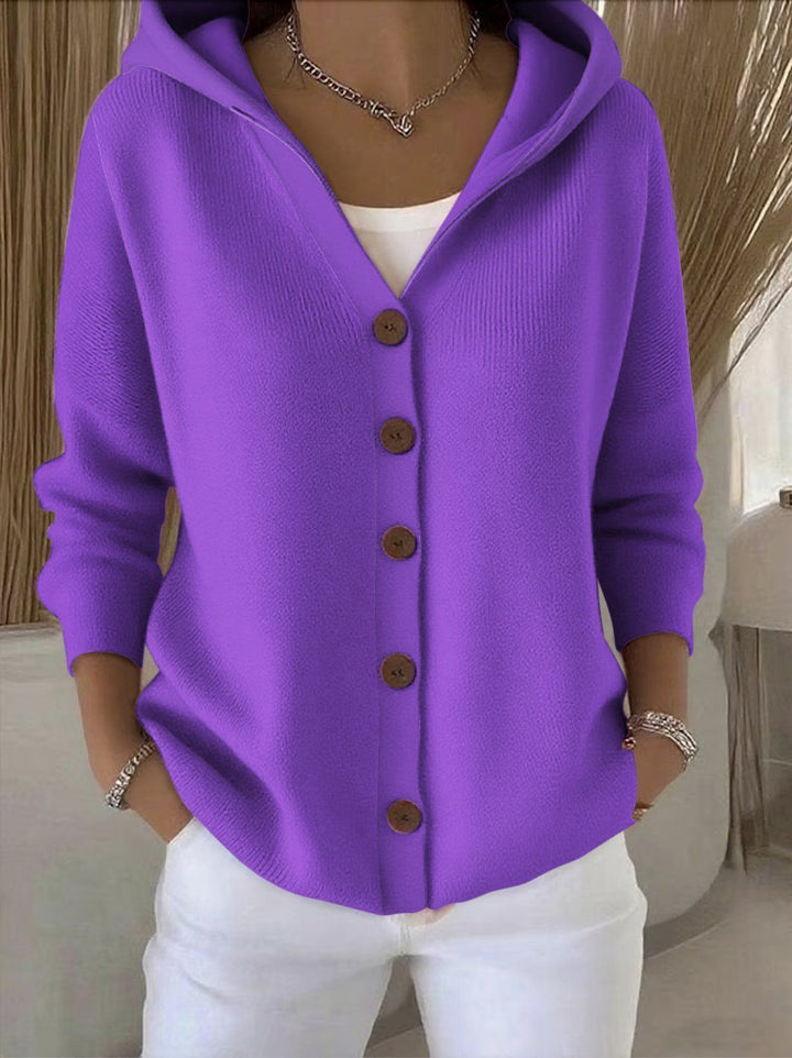 Doris | Hooded Knit Cardigan
