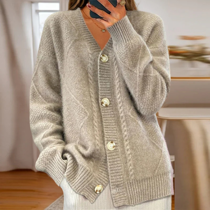 Eloísa - Ribbed Knit Cardigan