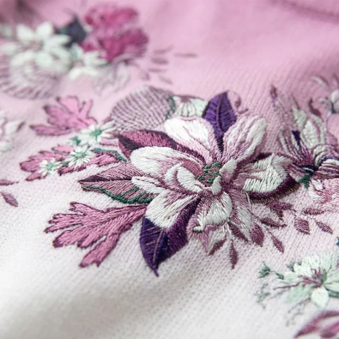 Kathleen | Floral Turtleneck Sweater