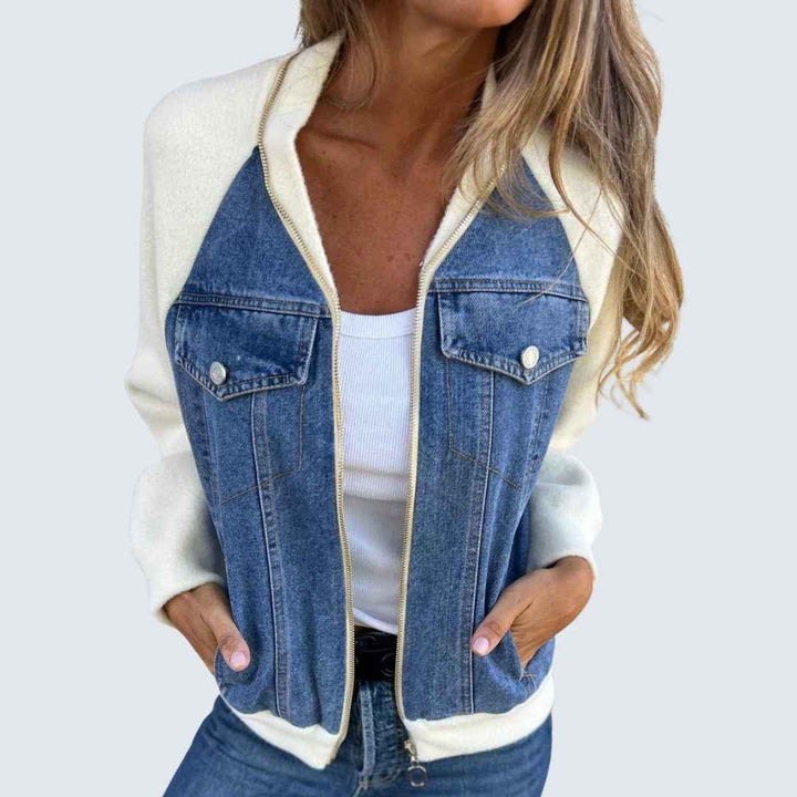 Leslie - Denim Hooded Jacket