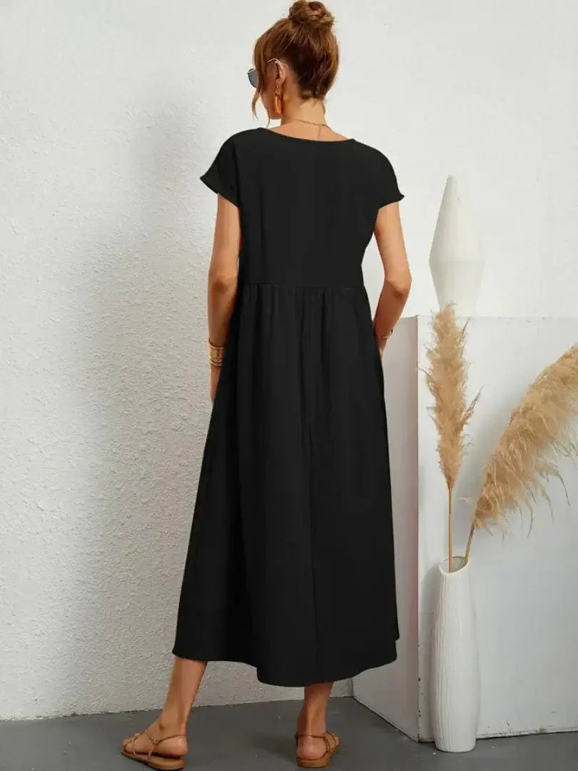 Hazel - Midi Dress with Pockets