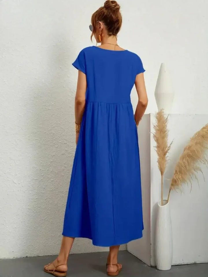 Hazel - Midi Dress with Pockets