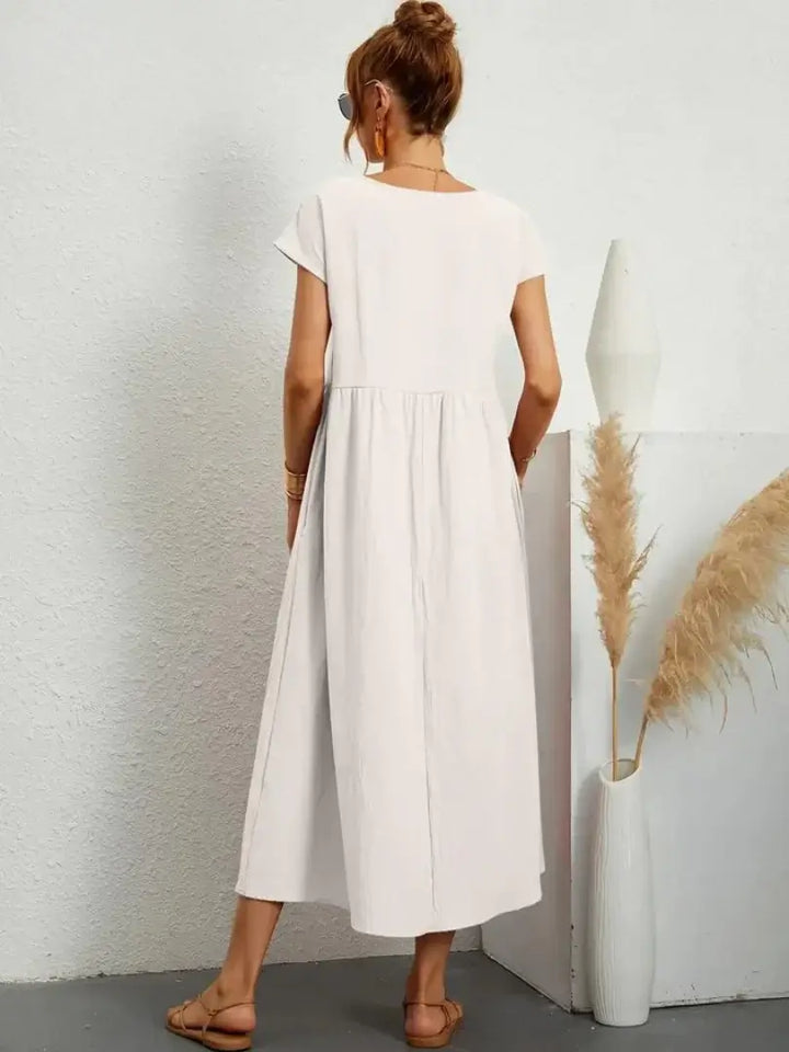 Hazel - Midi Dress with Pockets
